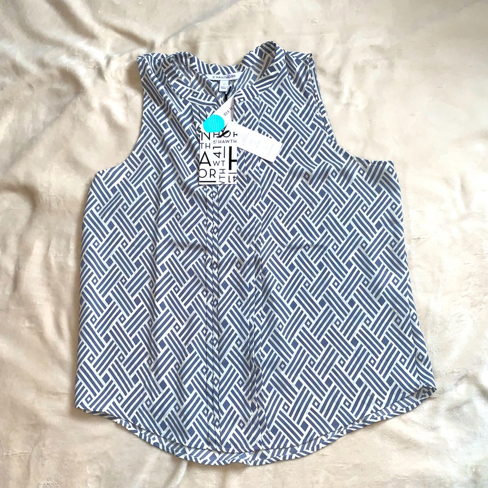 41 Hawthorn Blue Sleeveless Top